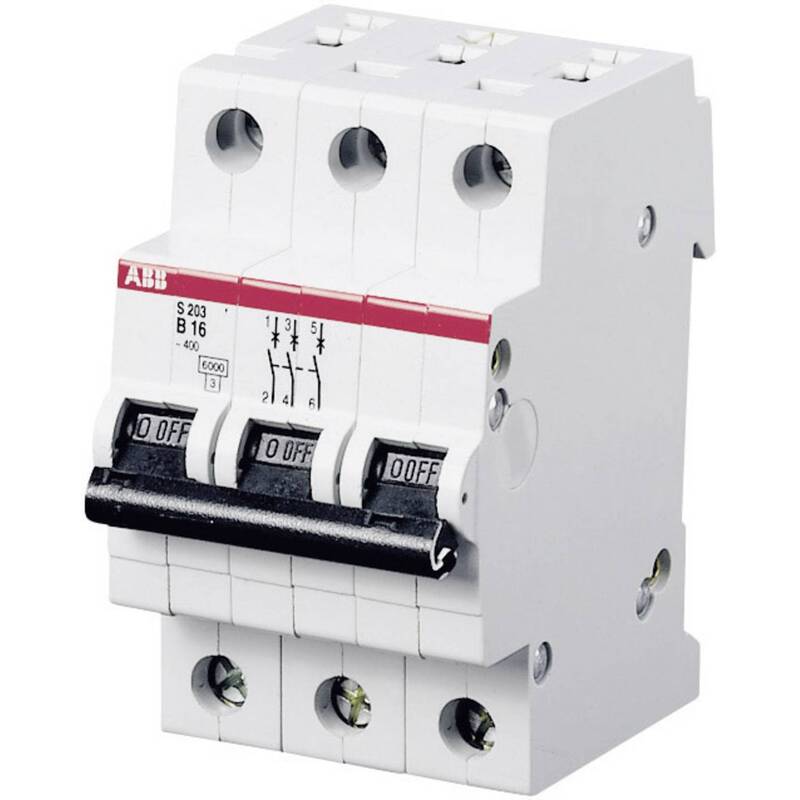 ABB Leitungsschutzschalter Sicherungsautomat S203-B32 Kabelschutz Kurzschluss - 4016779609371