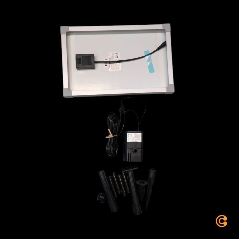 Esotec Solar-Pumpenset Napoli 600l/h 12V Pumpe Wasserspiel Teich Gartenanlage - 4260057861528