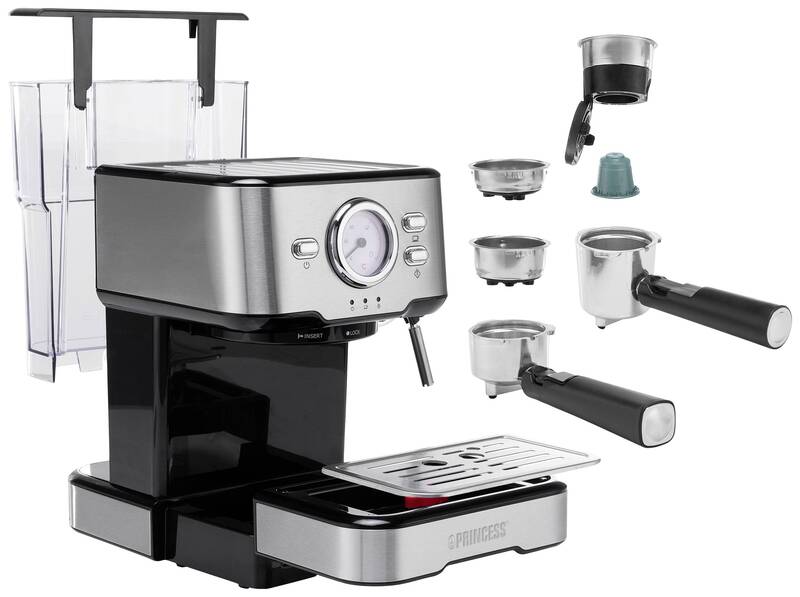 Princess 249415 Kapselmaschine Milchaufschäumdüse Tassenwärmer - 8712836973640