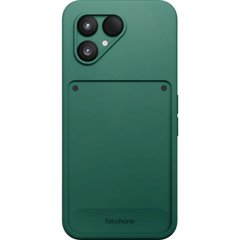 Fairphone 6 Schutzhülle Waldgrün Silikon stoßfest Cover 7 Zoll - 8718819370185