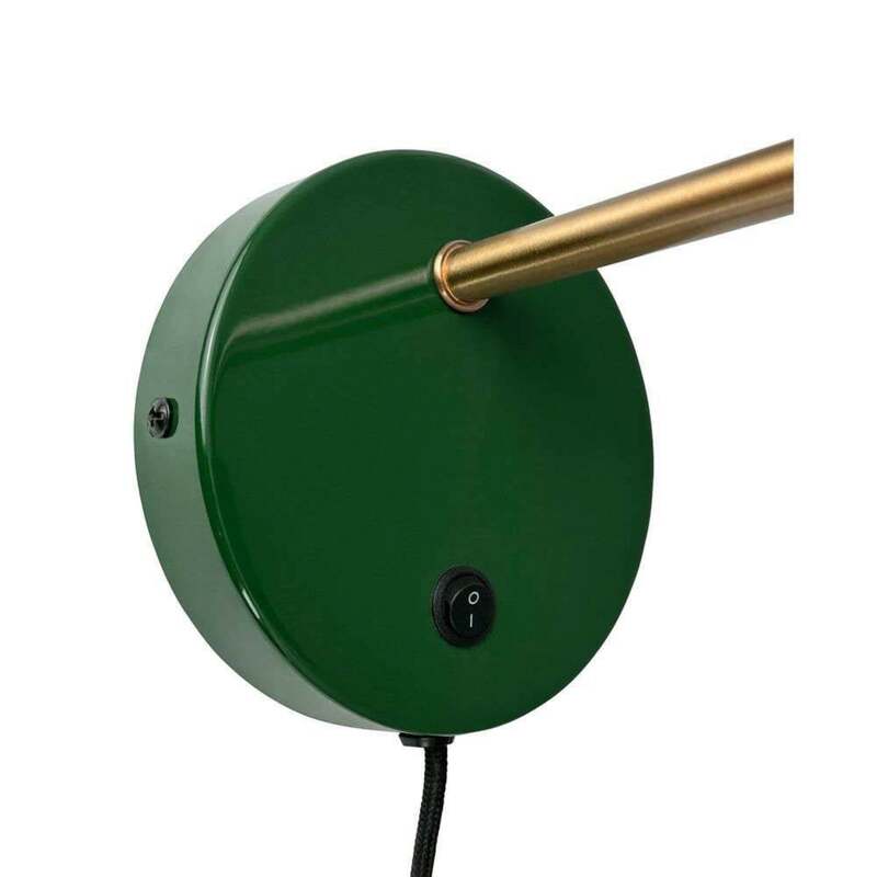 Dyberg Larsen Wandlampe Ocean dunkelgrün Wandleuchte Lampe mit Schalter 30cm - 5704709092629