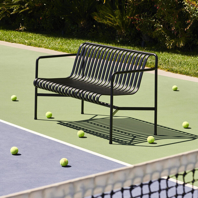 Hay Dining Bench Palissade Bank Gartenbank Sitzbank Outdoorbank anthrazit grau - 5710441202585