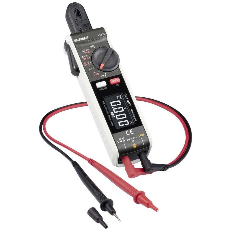 VOLTCRAFT VC-371 Stromzange digital CAT III 600V Messgerät Multimeter Stromgerät - 4064161291116