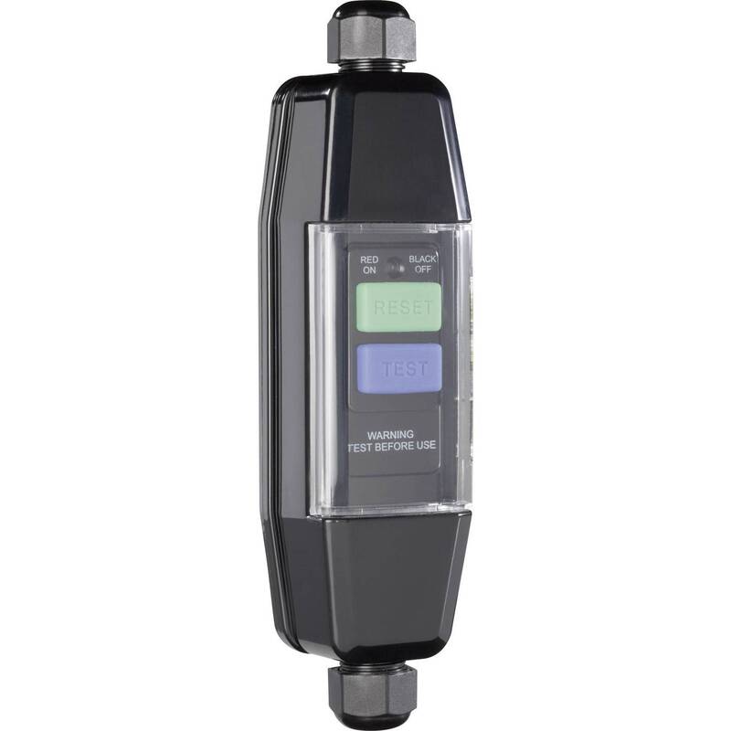 Sygonix Personenschutz-Zwischenschalter PRCD 230V 16A IP55 Schwarz 199x47x54mm - 4053199574810