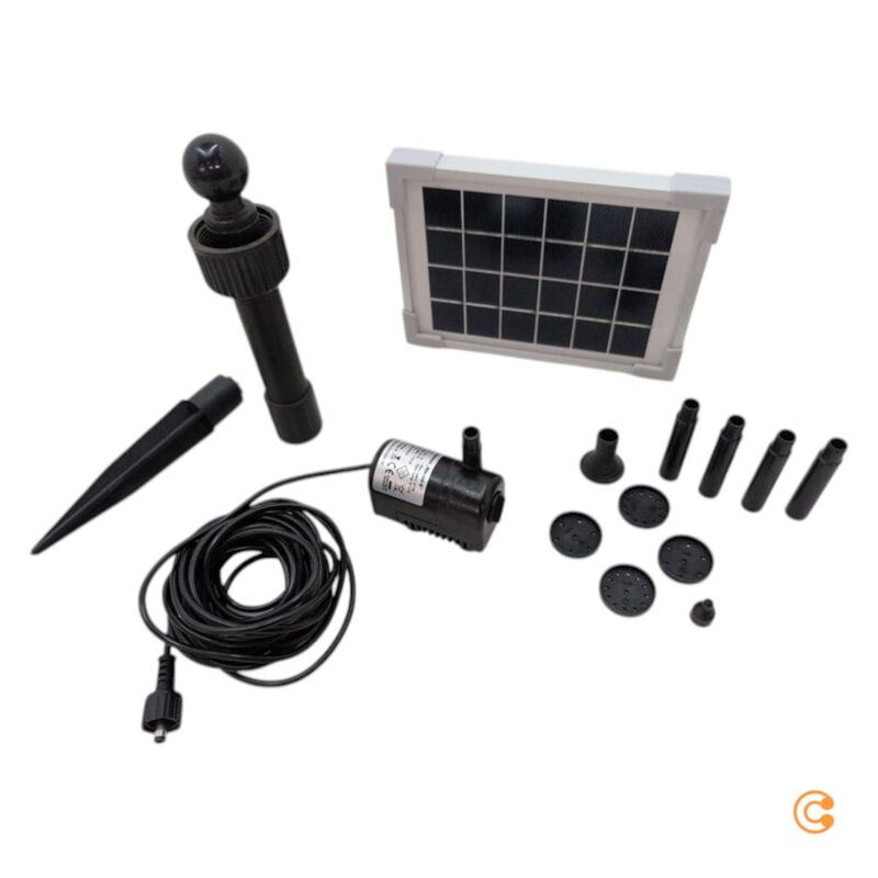 Esotec Solar Pumpensystem Rimini S Wasserpumpe Gartenpumpe 175l/h 0,70m - 4260057861818
