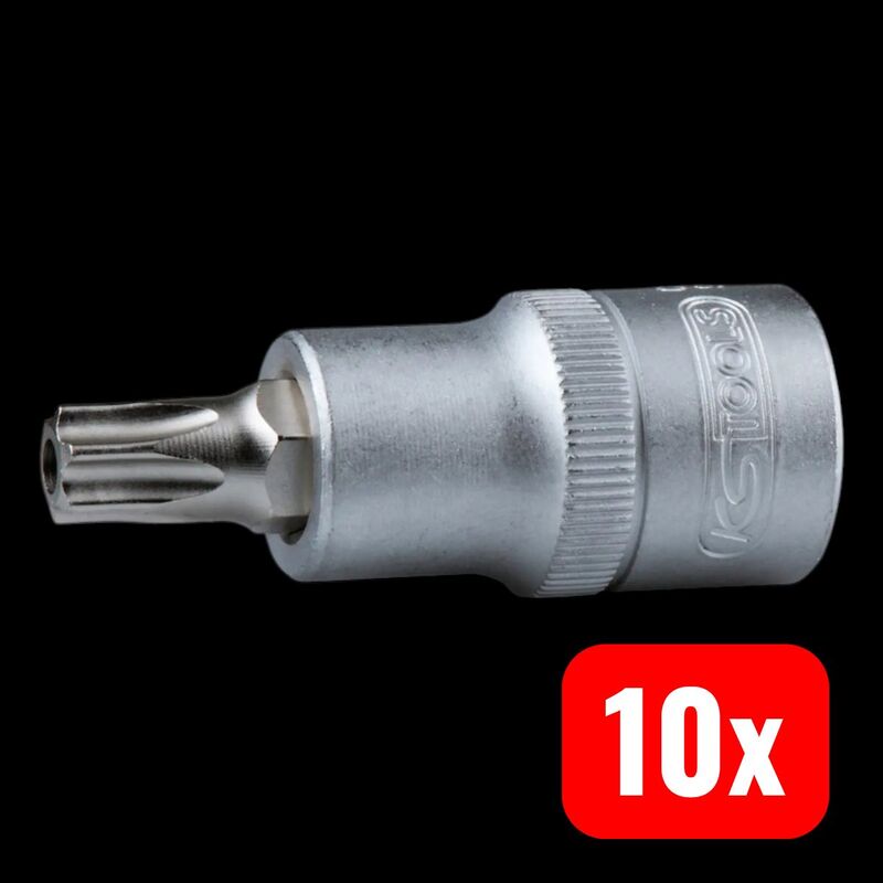 KS Tools Torx-Bitstecknuss 1/2" TX40x55mm Chrom-Vanadium Stahl TORX BO 911.1375 - 4042146046579