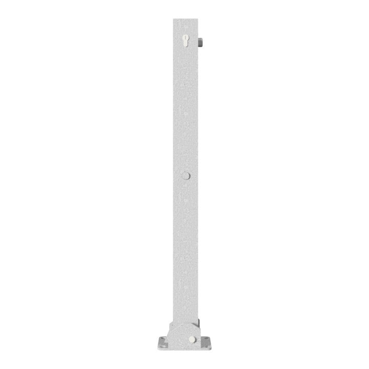 Schake Absperrpfosten Parkplatzsperre Profilzylinder 70x70mm feuerverzinkt 470UZ - 4250384711900
