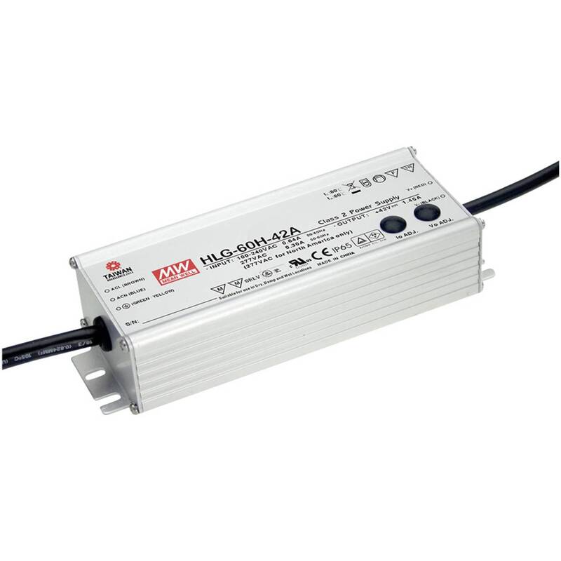 MEAN WELL LED-Treiber LED-Trafo Konstantspannung Konstantstrom dimmbar 60W 2.5 A - 4711287448640