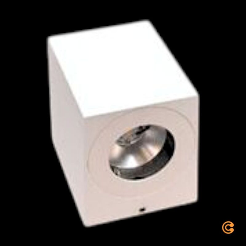 Nordlux Außenwandleuchte Canto Kubi 2 LED Wandleuchte Lampe weiß IP44 10cm - 5701581482982