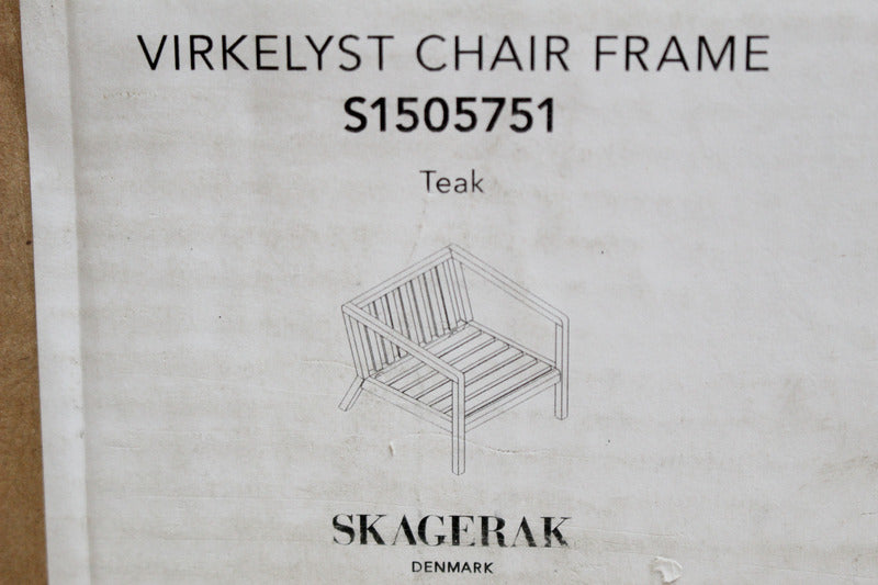 Skagerak Gestell für Virkelyst Gartenstuhl Ersatzteil Teak Outdoor Stuhlgestell - 5706420065890