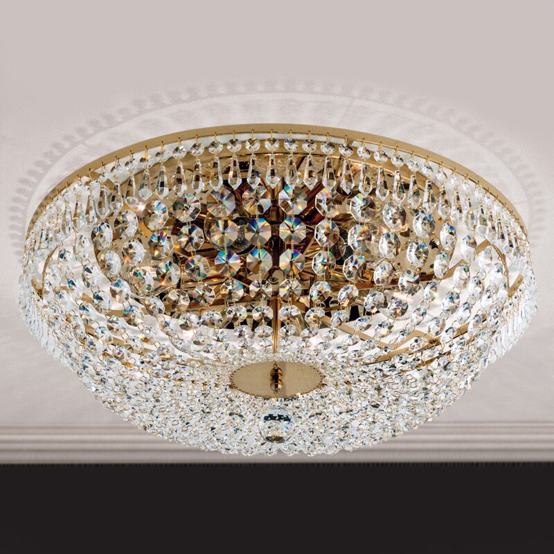 ORION Kristalldeckenleuchte Leuchte SHERATA gold Deckenlampe SIEHE TEXT/FOTO - 9003090129348