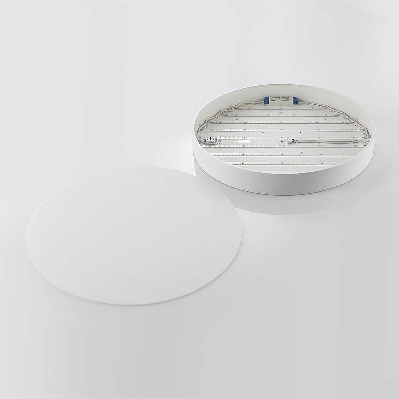 Arcchio Deckenleuchte Deckenlampe LED weiß Metall Beleuchtung Leuchte Acryl937 - 4251096597110