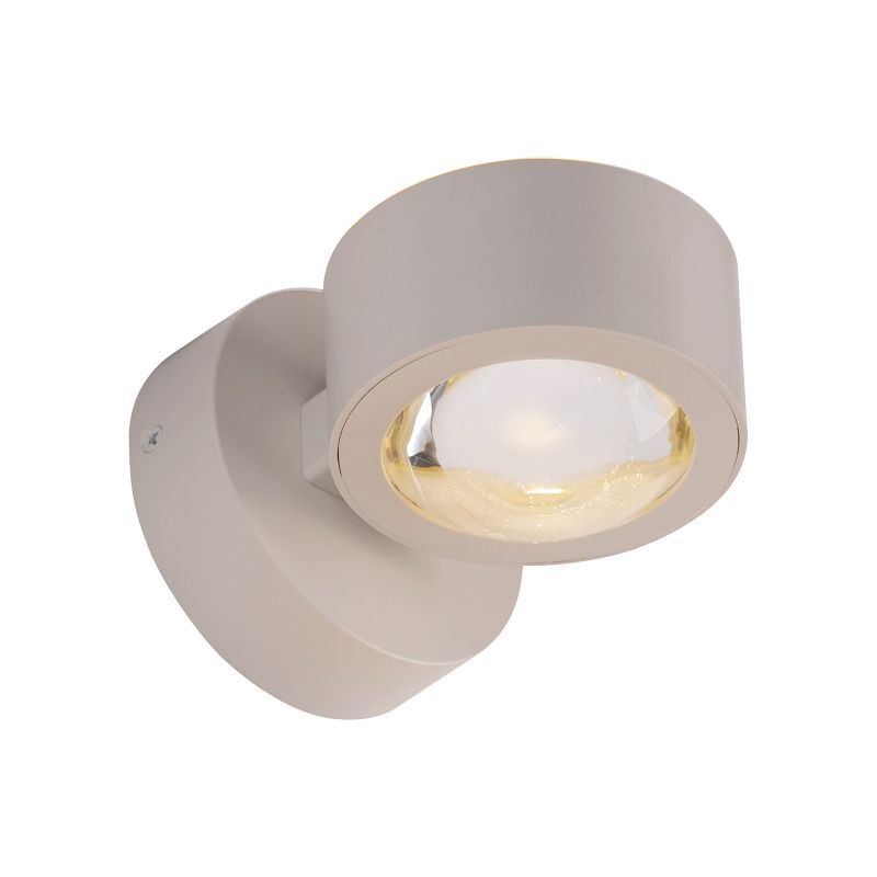 Schöner Wohnen Wandleuchte Chia LED Wandlampe warmweiß 3000K sandfarben 93x125mm - 4043689016791