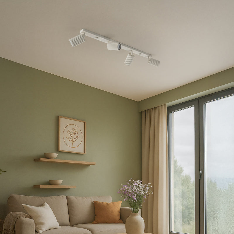 SOLLUX LIGHTING Marke Deckenstrahler Spot Lampe Karbon beige Länge 81 cm - 5907073000812
