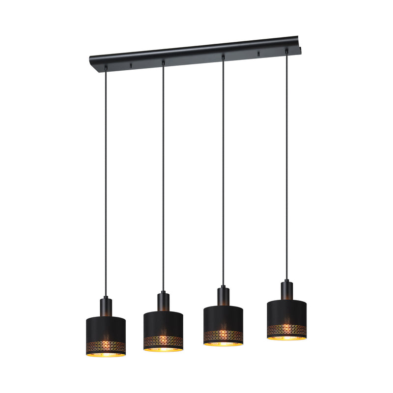 Eglo Hängeleuchte Pendelleuchte Esteperra LED Lampe dimmbar schwarz gold 94x16cm - 9002759992750
