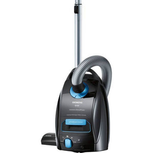 D-Ware Siemens Staubsauger mit Beutel VSQ5X1230 Bodenstaubsauger 850 W schwarz blau