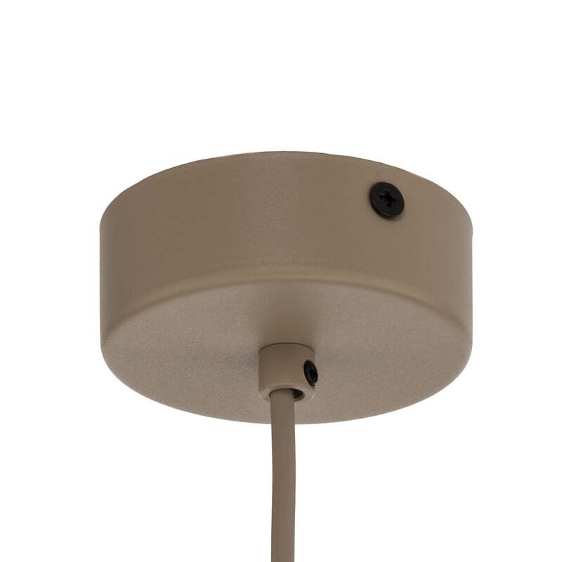 TK Lighting Hängeleuchte Lava 3-flammig LED Pendelleuchte dimmbar cognac Ø29cm - 5906135111077