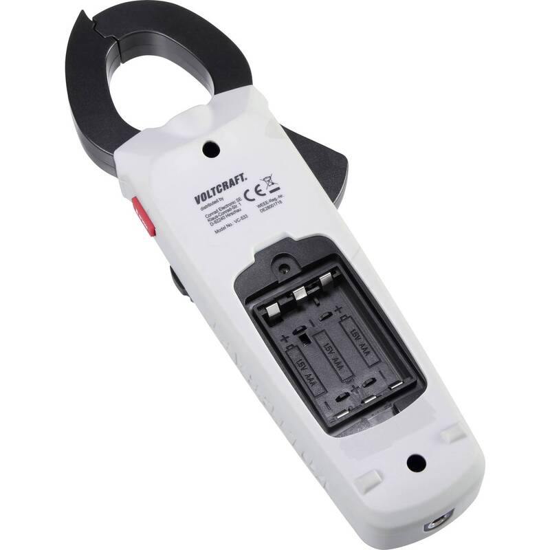 VOLTCRAFT VC-533 Stromzange  digital  CAT III 600 V Spannungsmessgerät Messgerät - 4053199547487