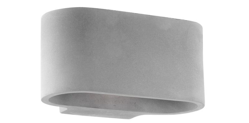 Nova Luce Wandleuchte Wandlampe ESTRELLA Beton Grau G9 LED Innenleuchte IP20 - 5212017417282