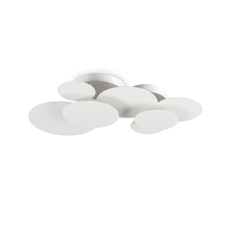 Ideal Lux Deckenlampe Cloud LED Leuchte 74cm 32,9W warmweiß Metall Acryl weiß - 8021696285207