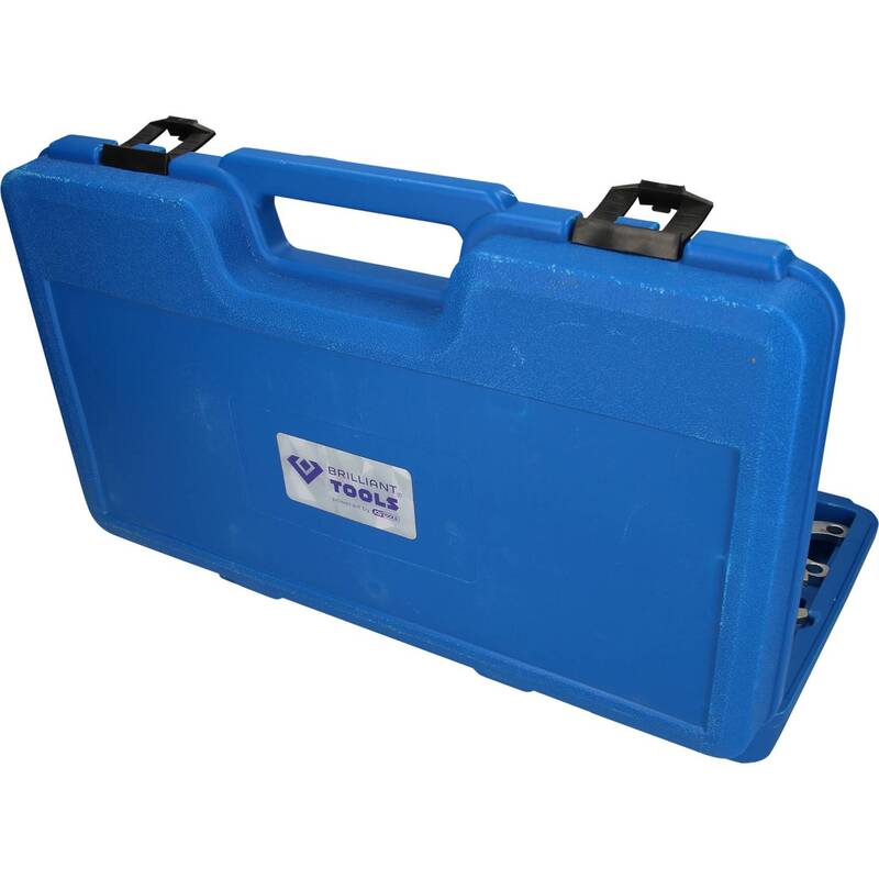 Brilliant Tools Lüfter-Naben-Schlüssel Satz Visco-Kupplung Adapter 11-tlg - 4042146778890