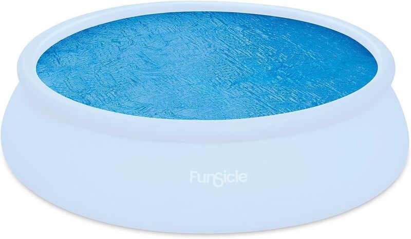 Funsicle 30 Fuß Solar-Poolabdeckung blau rund 4,57 m Polypropylen - 4894906009795