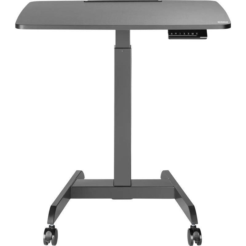 SpeaKa Professional Stehtisch höhenverstellbar 78-128cm schwarz 80x60cm stabil - 4064161199115