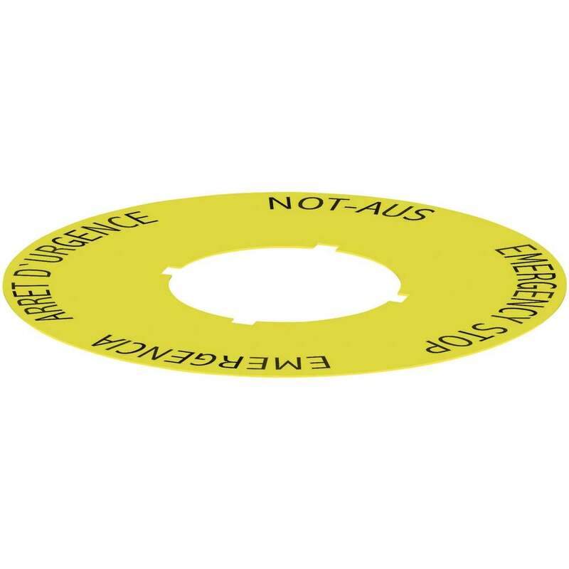 Schlegel NAS_30 Bezeichnungsschild selbstklebend Schild Unterlegschild 30.5mm - 2050001944818