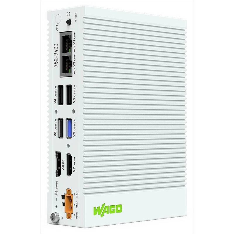 WAGO Edge Computer 4GB RAM 64GB FLASH 2xEthernet 4xUSB Lichtgrau 105x40x150mm - 4055144055092