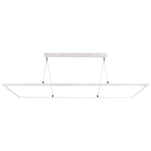 B-Ware Deko-Light Pendelleuchte Hängeleuchte LED weiß eckig Dip-Switch dimmbar694
