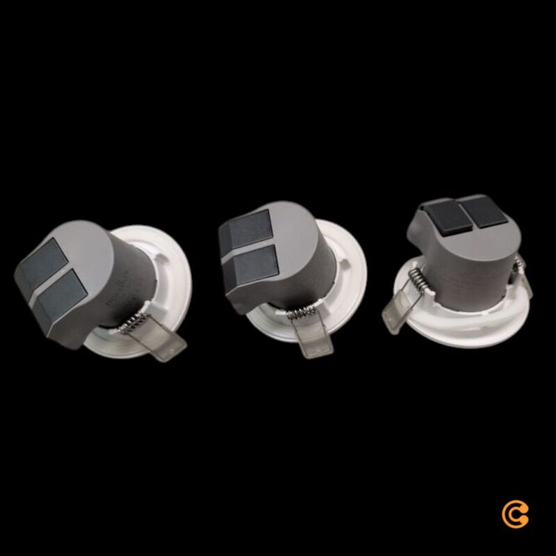 Nordlux LED Einbauleuchte Don Smart 3er Set Downlight dimmbar IP65 weiß 8,5cm - 5704924013263