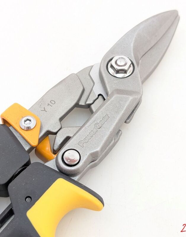 Fiskars Blechschere PowerGear Schere Schneidwerkzeug ergonomisch schwarz bis - 6411501701251