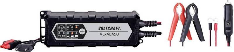VOLTCRAFT VC-AL450 VC-AL450 Automatikladegerät 6 V 12 V 1 A 4.5 A KFZ Ladegerät - 4053199918706