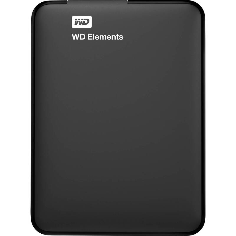 WD Externe Festplatte HDD 1TB USB-A Speichergerät tragbar schwarz 110x82mm - 0718037855448
