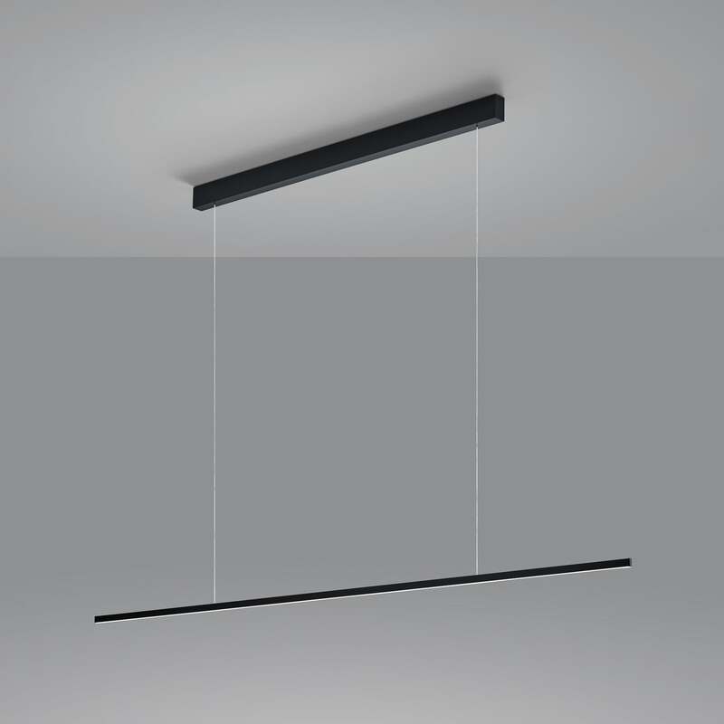 Helestra Hängeleuchte Loopy LED Pendelleuchte dimmbar schwarz matt 150cm Leuchte - 4022671113809