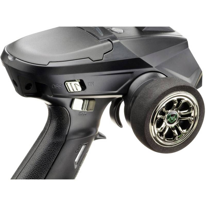 Absima Pistolengriff-Fernsteuerung 2,4 GHz 6 Kanäle FHSS Hochleistungsgerät 360g - 4250650941932