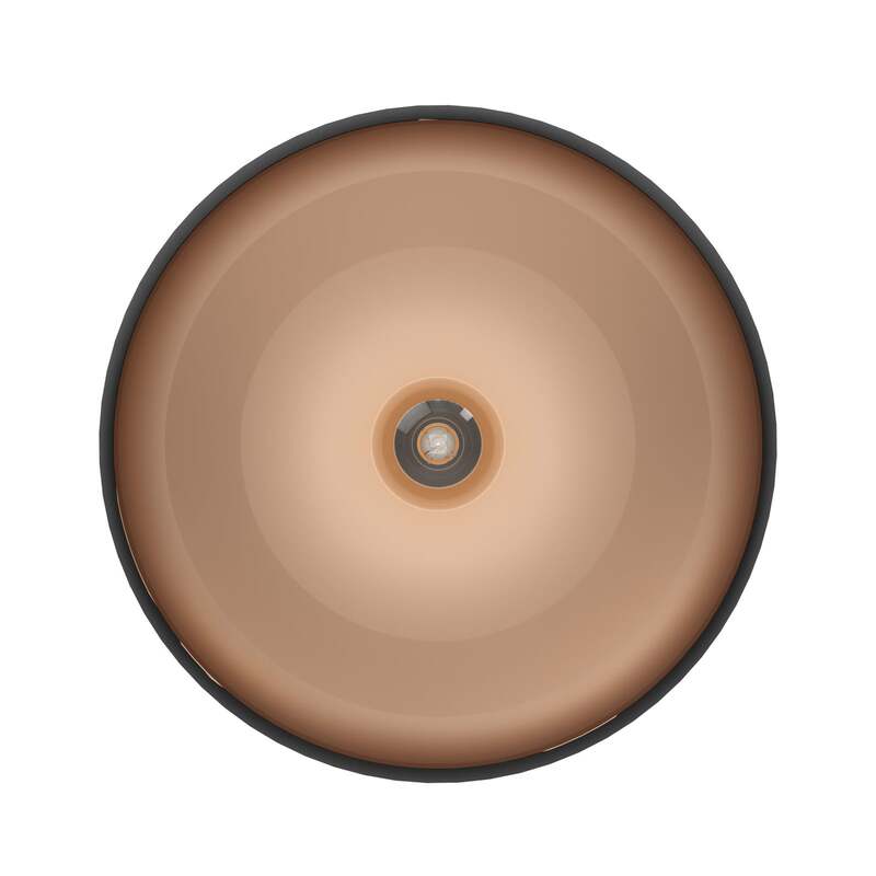 Zipcode Design Deckenleuchte 1 flammig Campbell Lampe Bündig Schwarz Metall - 9002759945473