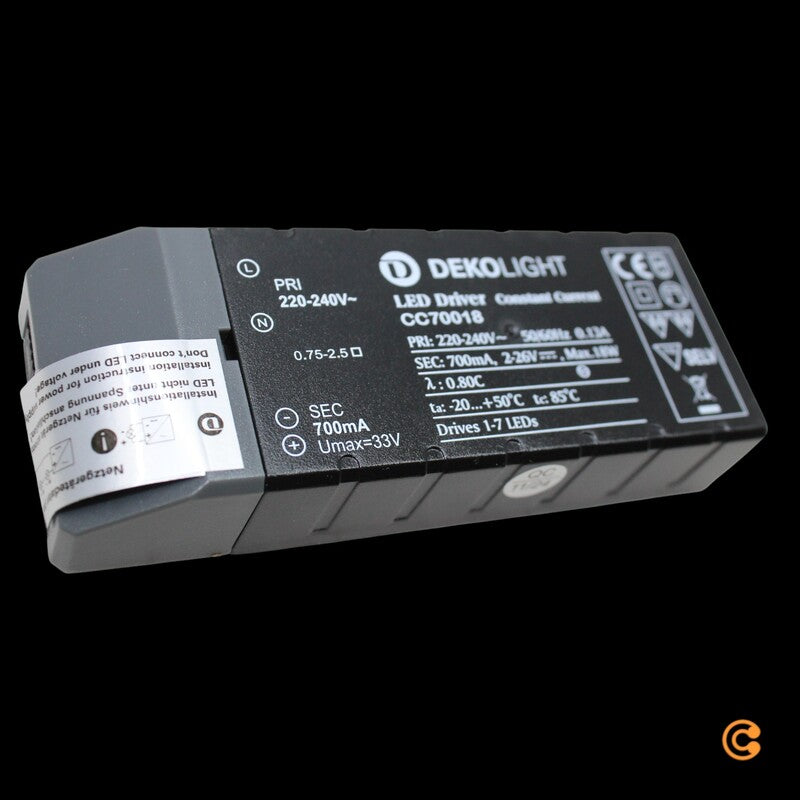 Deko Light LED-Trafo Stromversorgung Netzgerät LED 18W 2-26V DC Schwarz - 4042943195753