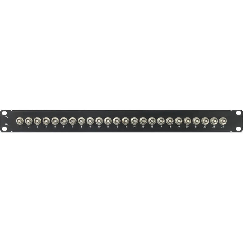 Renkforce BNC-Patchpanel 24 Port 483mm 1HE Bestückt Anschluss Technik 75 Ohm - 4064161082271