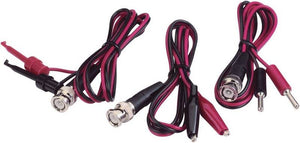 B-Ware VOLTCRAFT BNC Messleitungs Set Prüfkabel Prüfleitung Prüfspitze 80cm Schwarz Rot