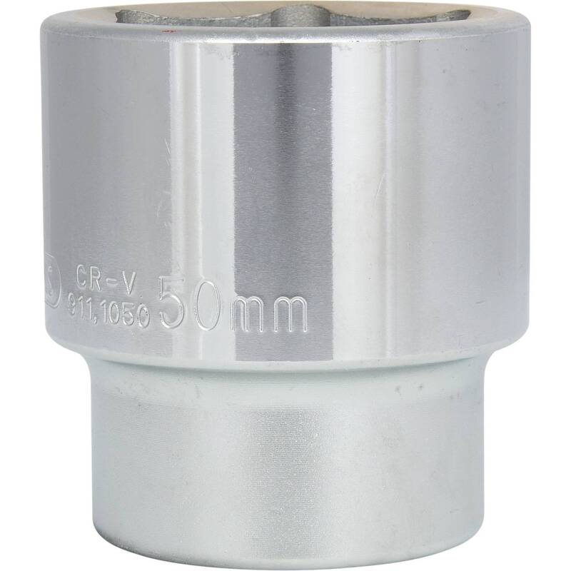 KS Tools Stecknuss 1" 50mm 9111050 Stecknuss Chrom-Vanadium Stahl 76mm 1000g - 4042146044223