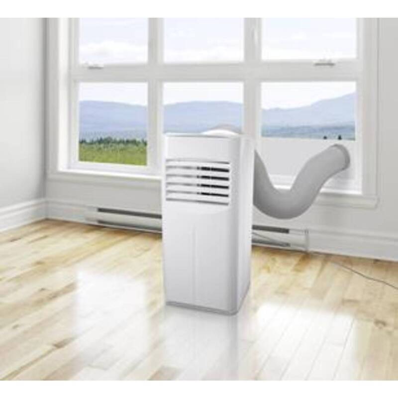 Sygonix Monoblock-Klimagerät 9000 BTU 2600 W Klimaanlage mobil weiß 26 m² - 4053199507054