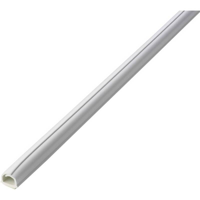 cablefix Kabelkanal Kabelführung Kunststoff flexibel selbstklebend 4 Stück 1m - 8414419220027