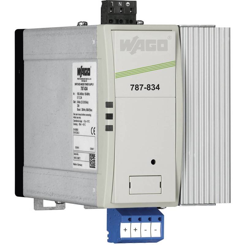 WAGO Schaltnetzteil Stromversorgung Hutschienen Netzteil Federzug 24 V DC 20 A - 4050821085225