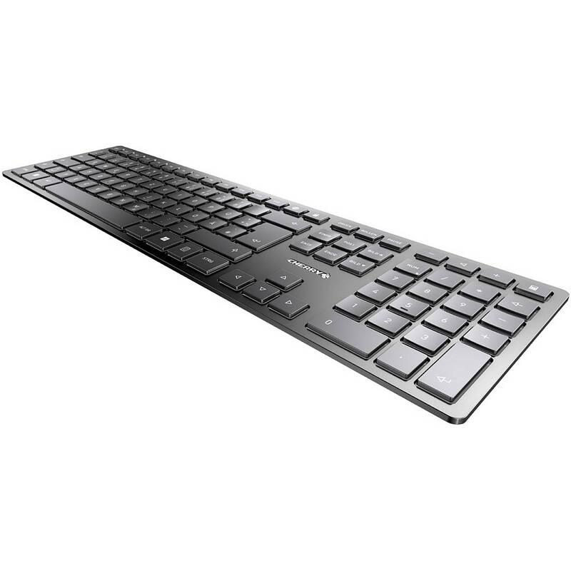 CHERRY KW 9100 SLIM Kabellos Tastatur QWERTZ Schwarz PC-Zubehör Eingabegerät - 4025112097157