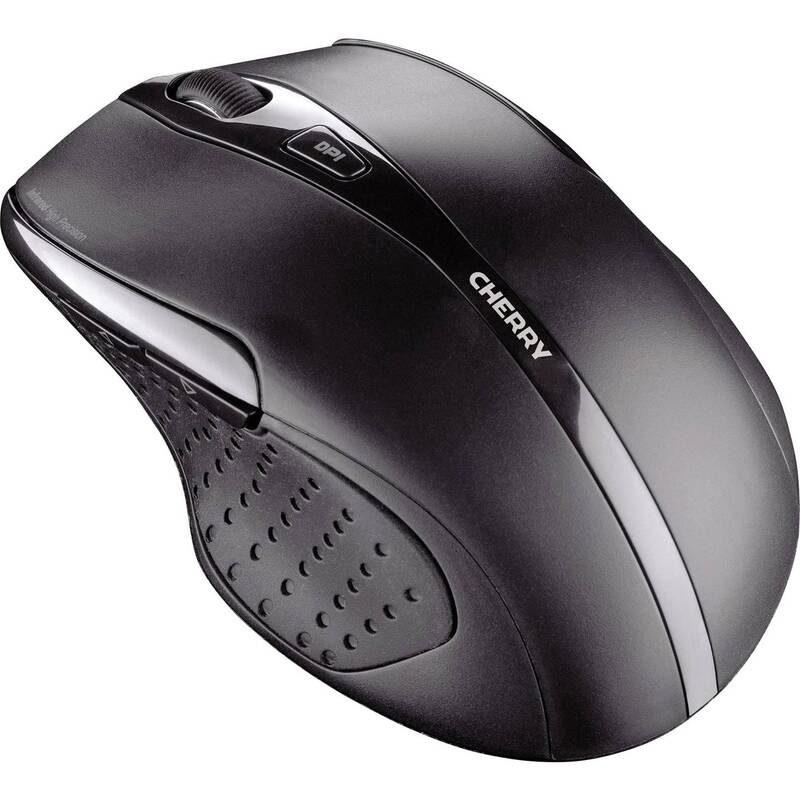 Cherry Funk Tastatur Maus-Set DW5100 Infrarot QWERTZ Schwarz USB für Computer - 4025112087516