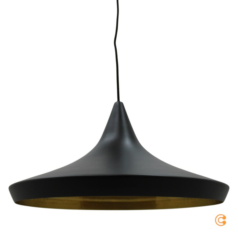 Tom Dixon Beat Wide LED Hängeleuchte Pendelleuchte schwarz 3000 K Warmweiß - 9043207
