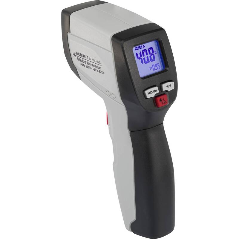 VOLTCRAFT IR 500-12S Infrarot-Thermometer -50 bis +500 °C 12:1 Pistolengriff - 4016139327877