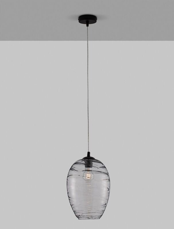 Nova Luce Pendelleuchte Hängeleuchte Lampe EVLEEN E27 LED Schwarz dimmbar Ø 23cm - 5212017434449