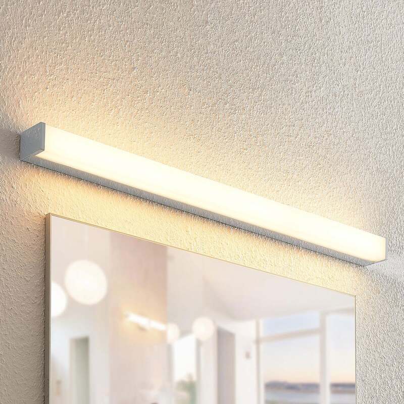 Lindby Wandleuchte Klea LED Lampe Badezimmerlampe chrom 90cm warmweiß IP44 - 4251096580518